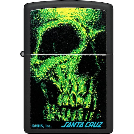 Zippo 2024 Zippo Santa Cruz Scull, Black Matte ZIP-48743
